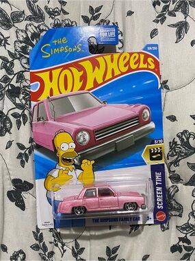 Hot Wheels The Simpsons Homers family Car pink